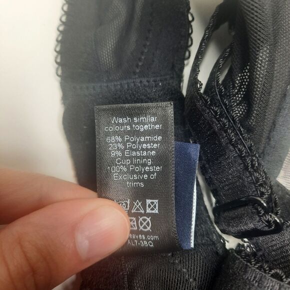 FigLeaves Juliette Lace Plunge Bra Size 34FF - Picture 7 of 7